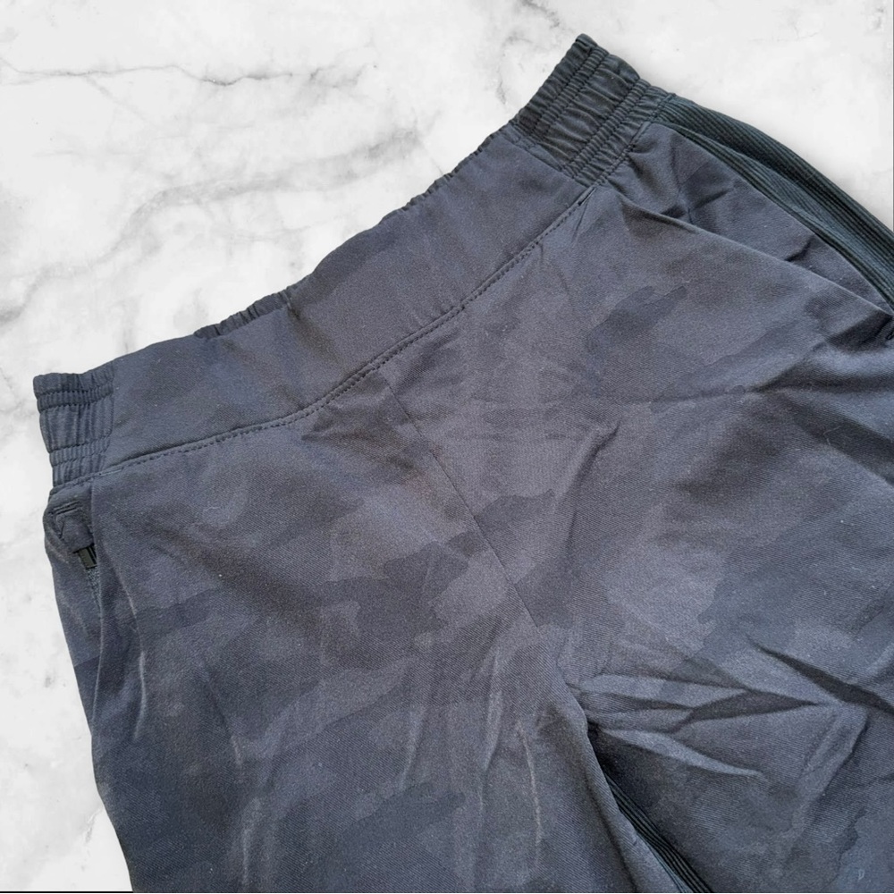 Athleta Women's Brooklyn Textured Lined Jogger Pant Black Camo Print Sz 0
